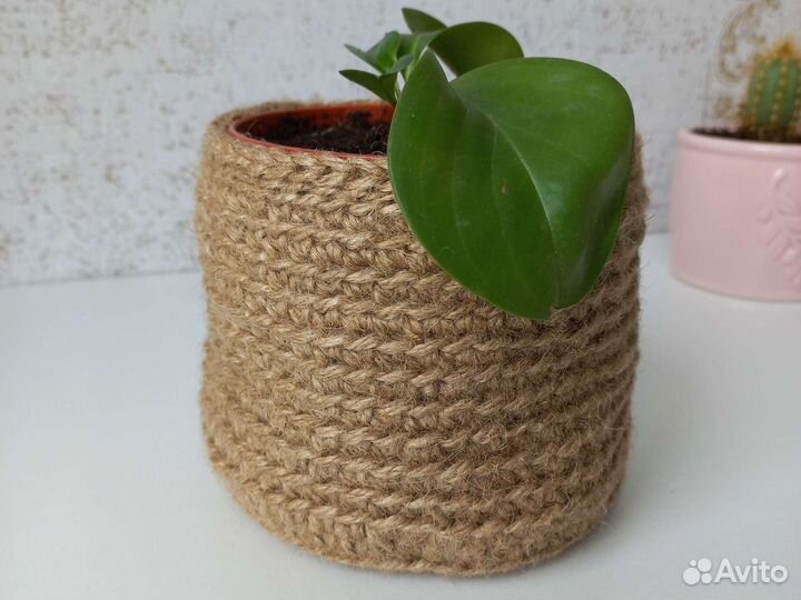 Джутовая корзина