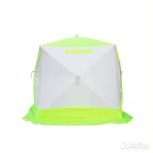 Палатка для зимней рыбалки «Медведь» Куб 3 утеплен