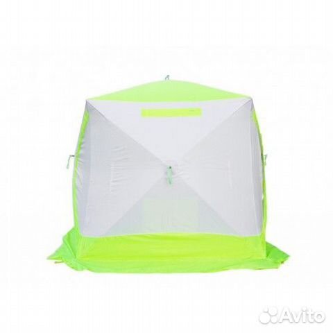 Палатка для зимней рыбалки «Медведь» Куб 3 утеплен