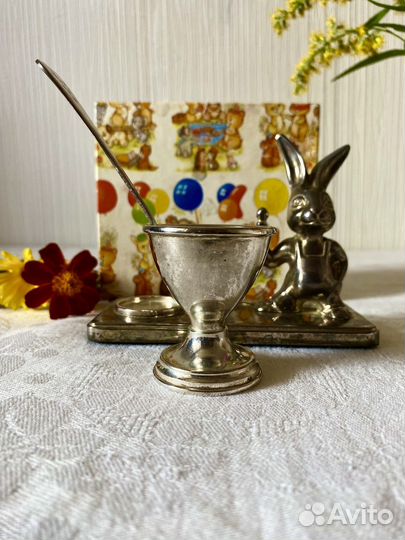 Посеребренная антикварная пашотница