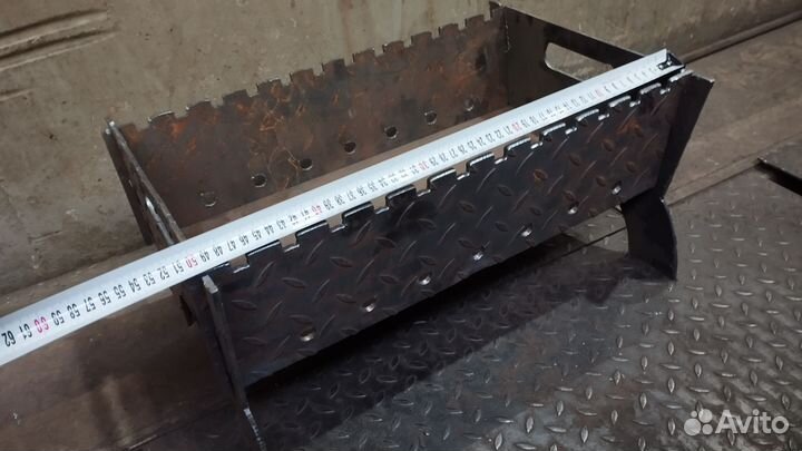 Подарочный разборный мангал,4мм.рефленка