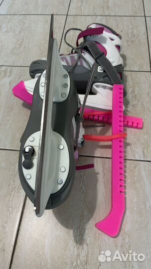 Коньки детские для девочки раздвижные Р35-38