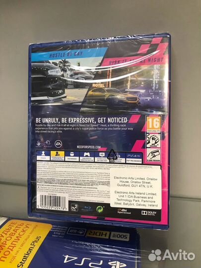 PS4 Need for Speed Heat 2019 FR cusa15090, Новый а