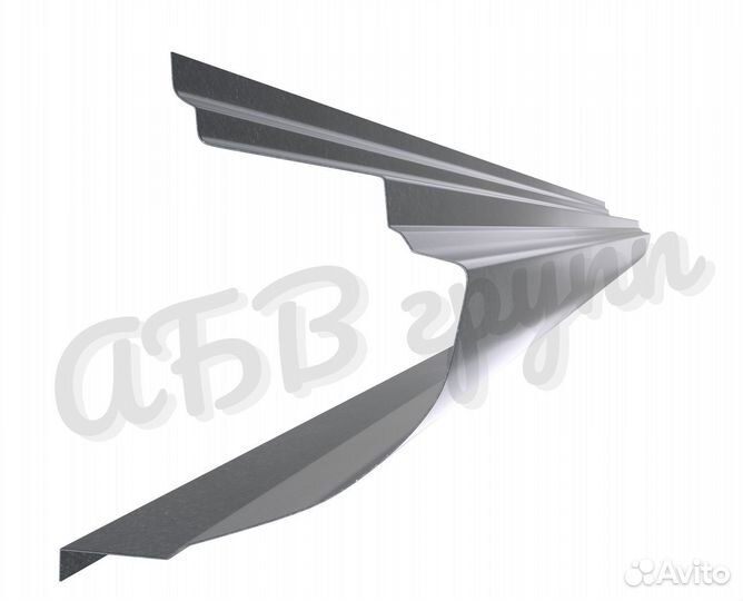 Оцинкованный порог газ 3110 Волга 1997-2008