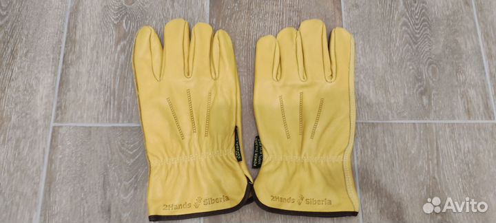 Перчатки кожаные