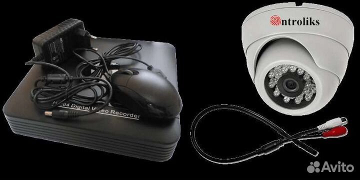 Комплект видеонаблюдения на 1 камеру 2мп