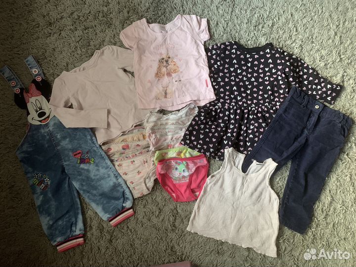 Одежда и обувь на девочку 86