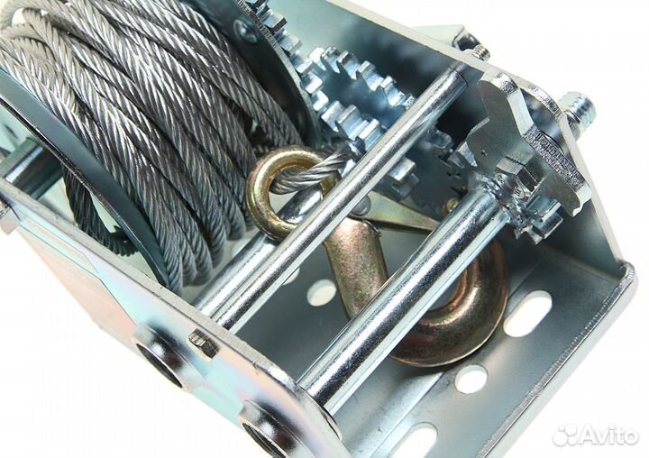 Лебедка барабанная 0.8т L9м тросовая matrix