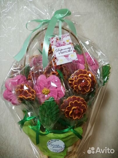 Съедобные букеты из пряников