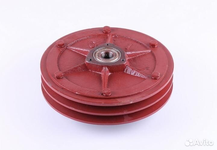 Сцепление в сборе 2 ручья мотоблока (3+1)х2