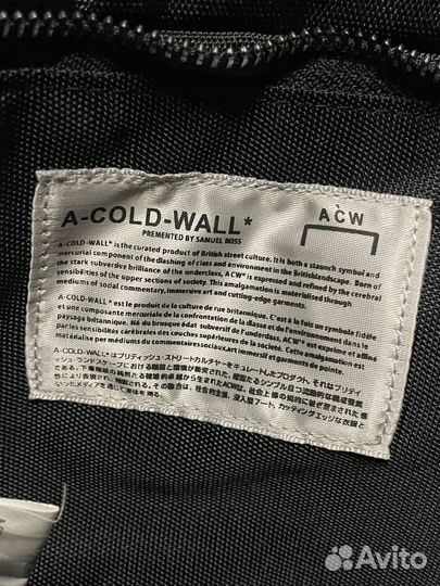 Сумка A-Cold-Wall ACW Utility Bag Black Оригинал