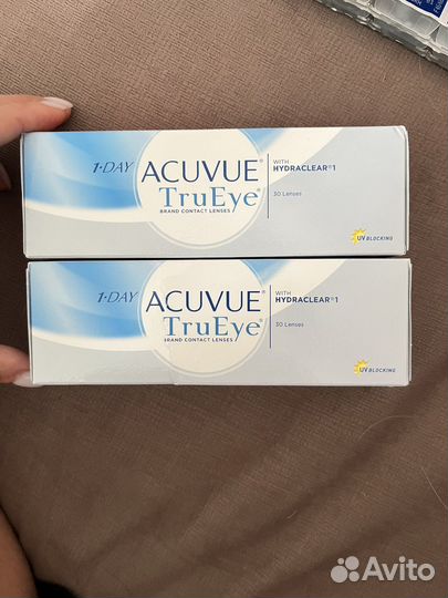 Линзы контактные acuvue trueye