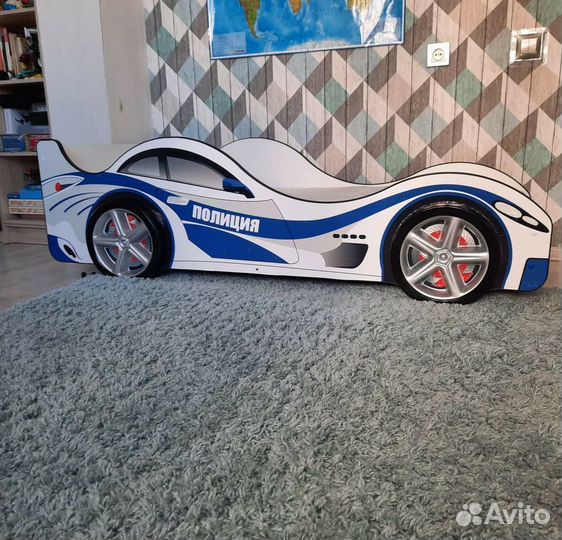 Кровать машинка детская