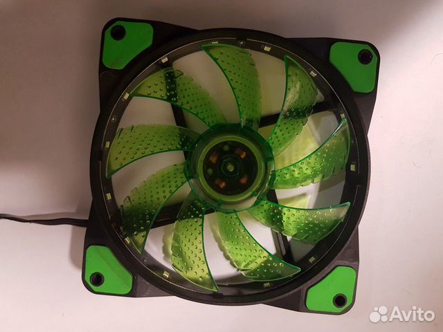 Кулер с диодной ленточной подсветкой