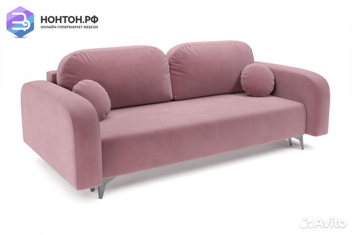 Диван тик-так Цюрих розовый
