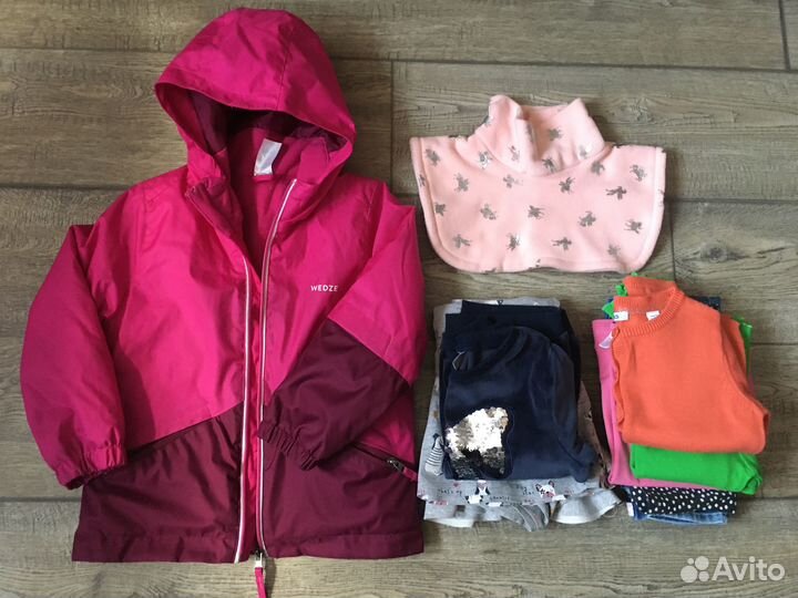 Вещи пакетом на девочку 98 104