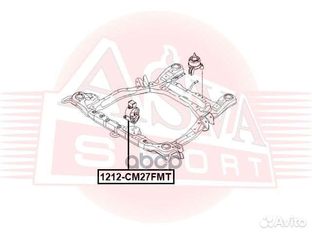 Опора двигателя 1212-CM27FMT asva