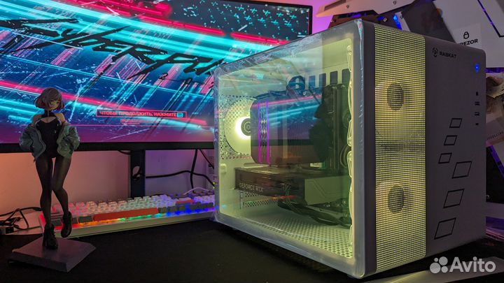 Игровой компьютер на intel 12400f/RTX4060TI/16gb
