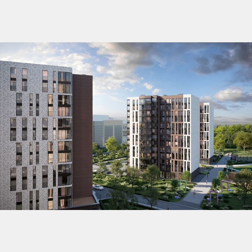 2-к. квартира, 57,4 м², 9/13 эт.