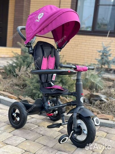 Трехколесный велосипед с ручкой