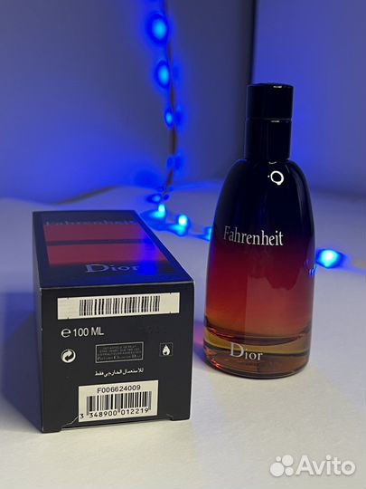Духи Fahrenheit Dior 100мл