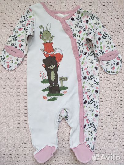 Вещи для новорожденного 50 56