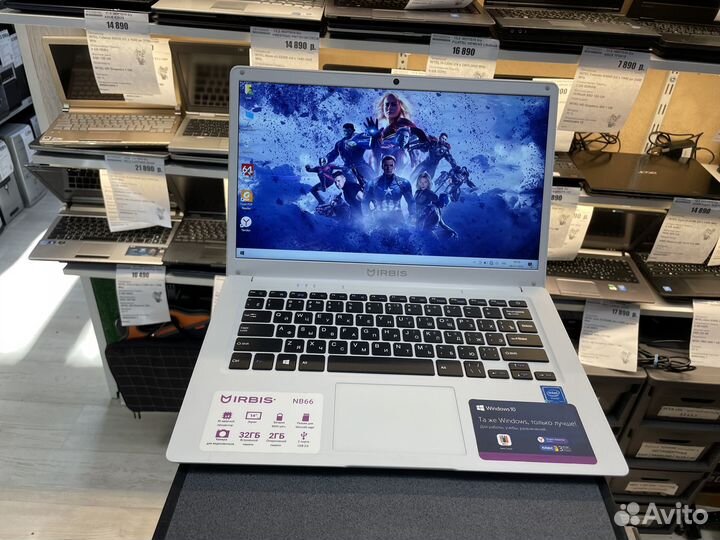 Ядерный Ноутбук Irbis Отличный выбор / Обмен