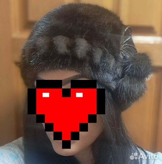Шапка норковая женская
