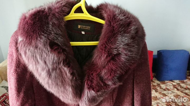 Шерстяное зимнее пальто, 62-64р