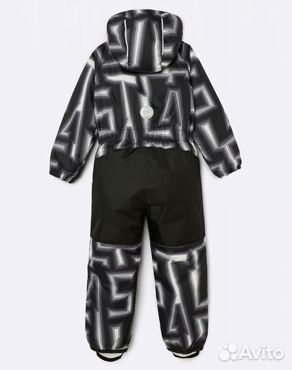 Комбинезон утепленный Vende 7100039A-9991 Lassie 9991-черный с рисунком