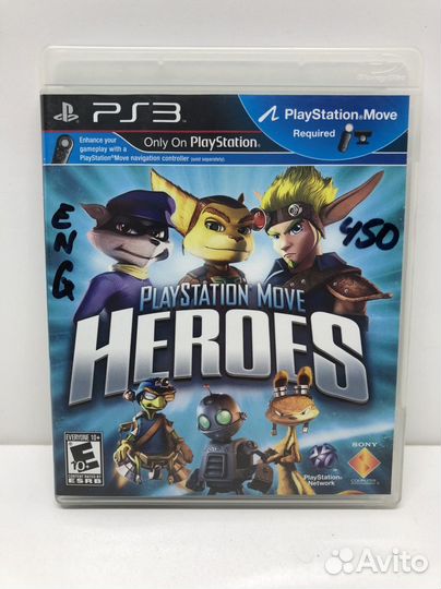 Диск PlayStation move heroes англ на PS3