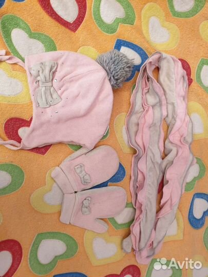 Комплект шапка, шарф