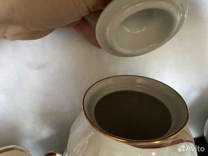 Чайный сервис дулево СССР кленовый лист