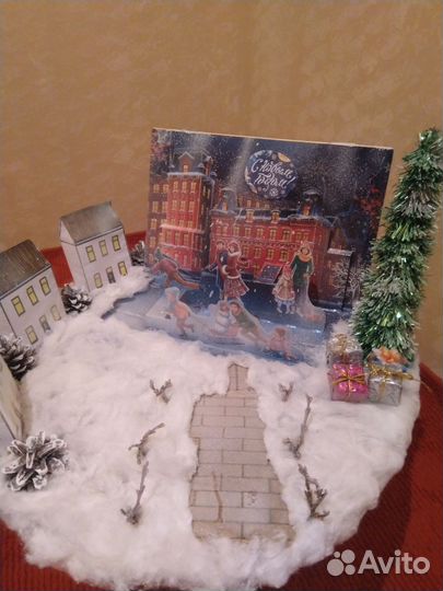 Зимняя новогодняя поделка