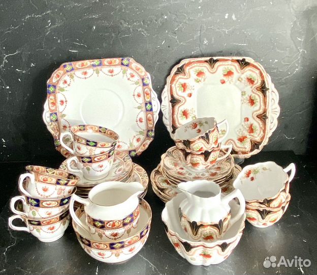 Антикварная английская посуда