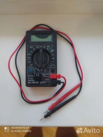 Мультиметр цифровой с про звонкой DT-832