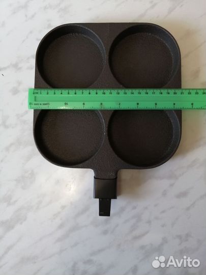 Чугунная сковорода порционная