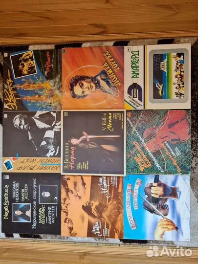 Виниловые пластинки классика, джаз, опера