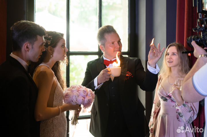 Фокусник-иллюзионист на свадьбу, юбилей, корпорат