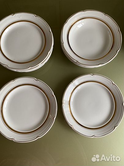 Тарелка зик Конаково, креманки для мороженого СССР