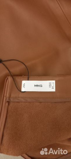 Кожаная юбка mango