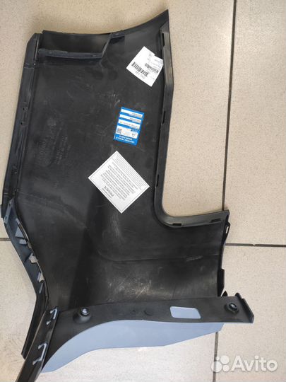 Накладка на задний бампер focus 3