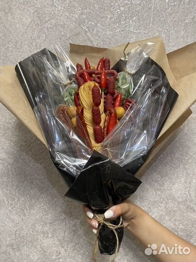 Мужской букет съедобный