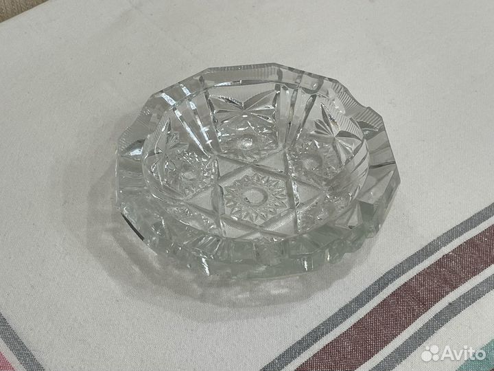 Пепельницы хрустальные