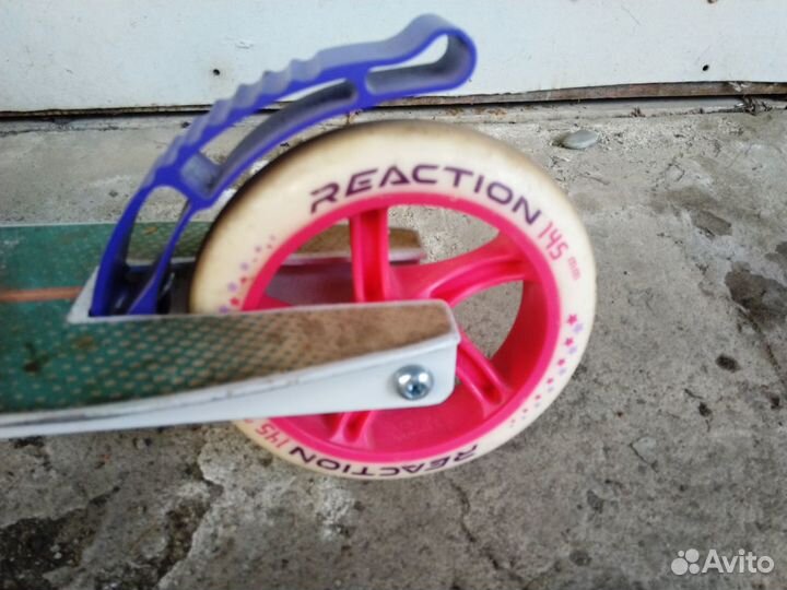 Самокат детский для девочки девчачий Reaction 145