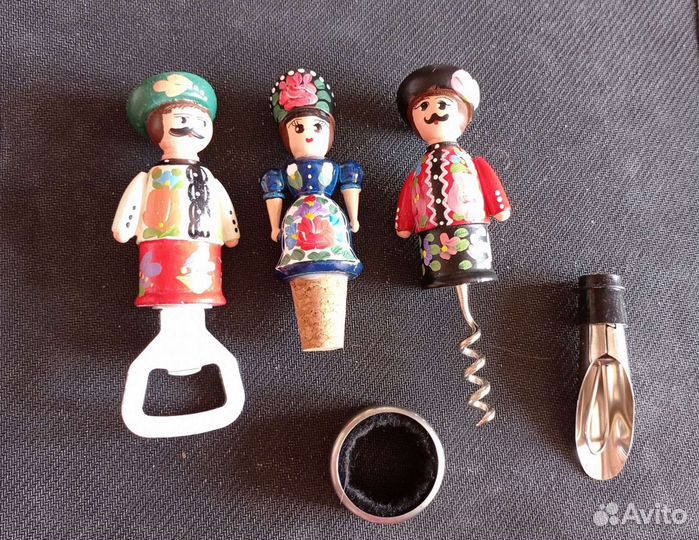 Сувенирный набор (штопор, открывалка, пробка)