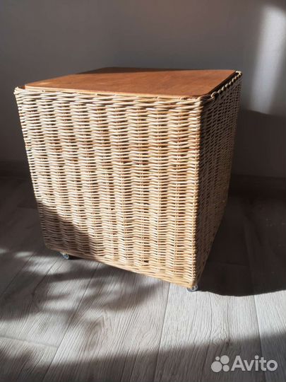 Плетеный короб для хранения