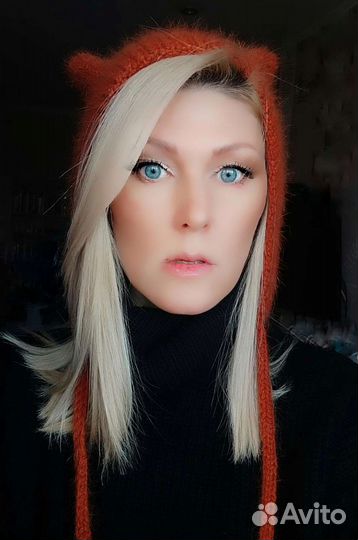 Котошапка чепчик ручной работы