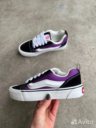 Кеды Vans knu Skool purple black