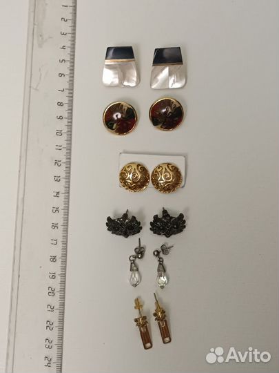 Серьги бижутерия